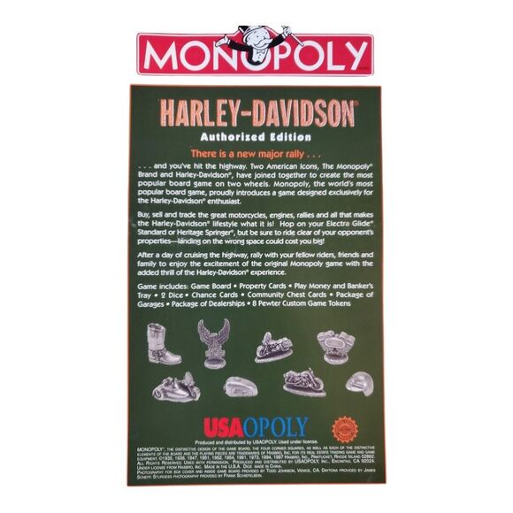 Harley Davidson Monopoly 1997 Authorized Edition - RH#20 - Picture 7 of 8
